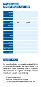 Application form
